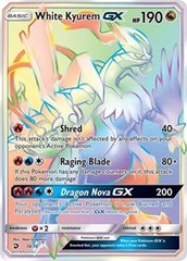 White Kyurem GX (Secret) - 74/70 - Dragon Majesty